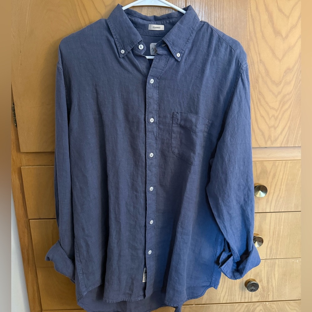 J. Crew Irish Linen shirt Medium